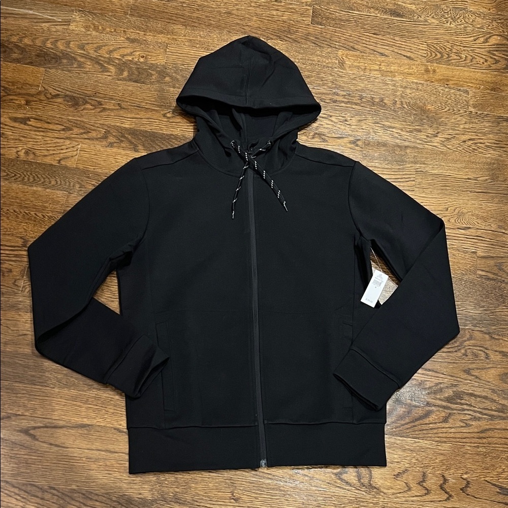 GAP Men's Black Hooded Performance Zip-Up Jacket 🔥NWT